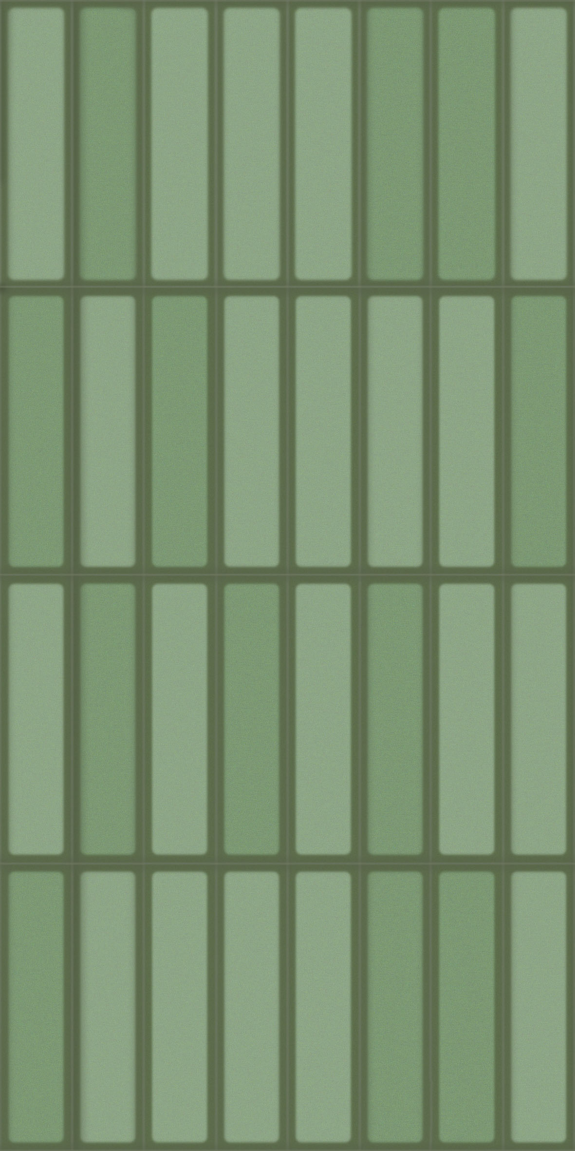 Revet Wandfliese Butcherblock Green High Gloss