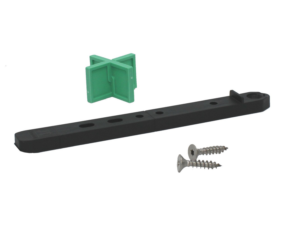 FERAX FIXEGO unsichtbare Dielenbefestigung >25 mm glasfaserverstärktes Polypropylen,