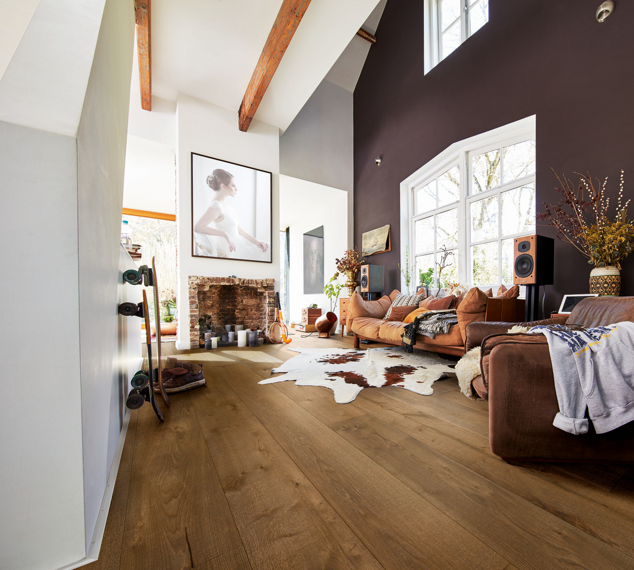 Meister Lindura - Holzboden HD 400 naturgeölt - 8903 - Eiche authentic olivgrau