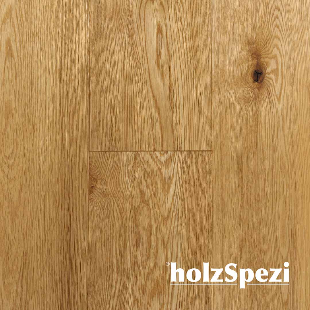 HolzSpezi Fertigparkett Landhausdiele Eiche NECKAR -S-, gebürstet, natur, natur geölt, real line