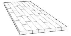 LARBON Massivholzplatte Eiche 40x5000x650mm keilgezinkt A/BC foliert
