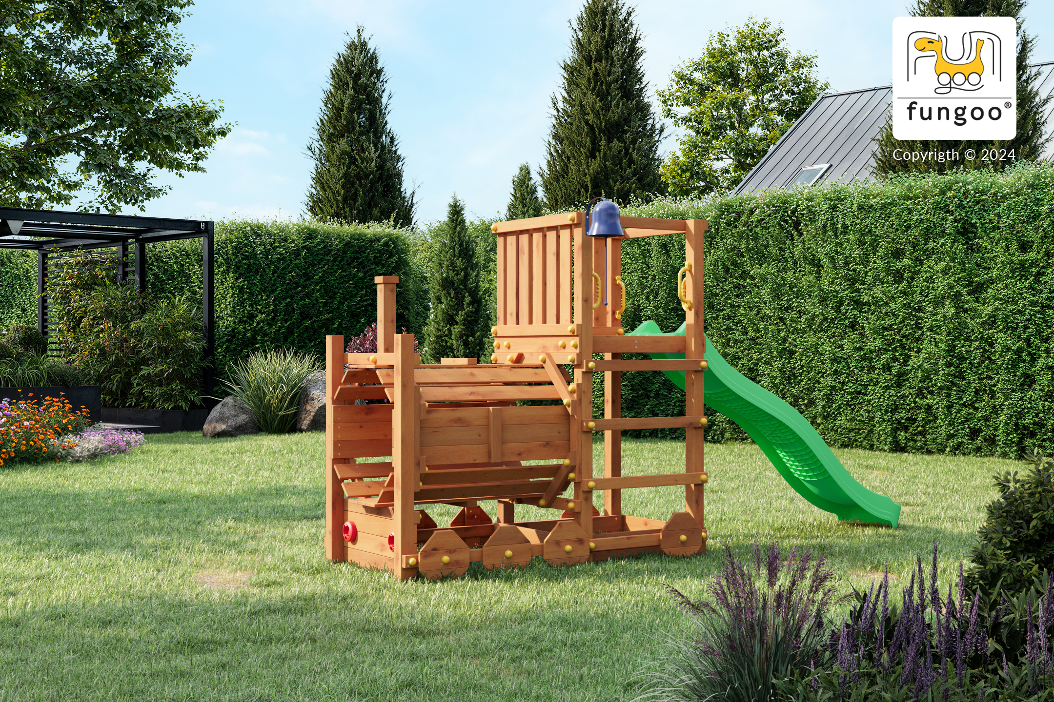 Fungoo Loco teak painted