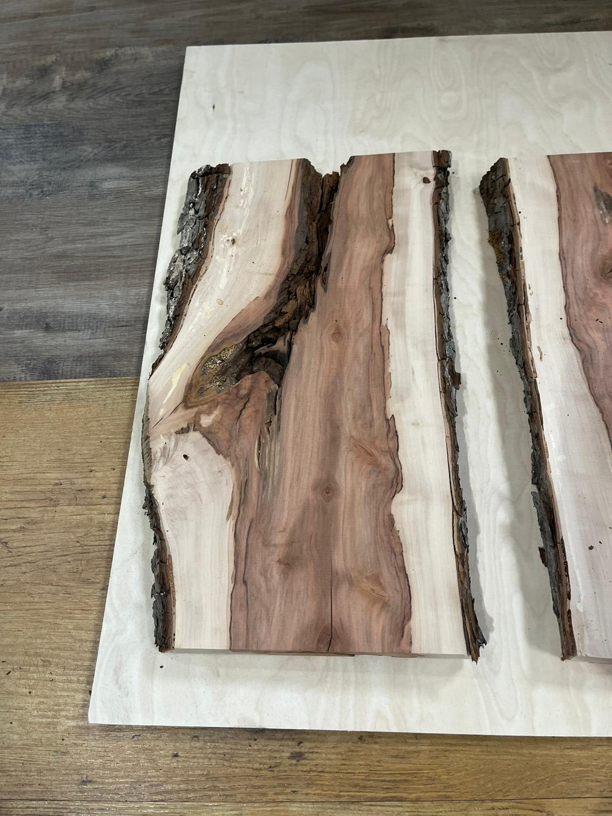Bastelbox verschiedene Holzabschnitte