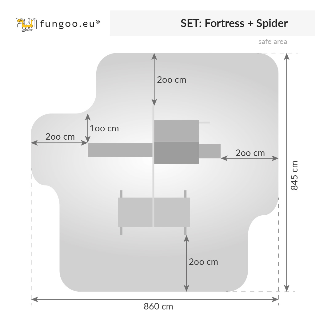 Fungoo Kombination Fortress - Spider+