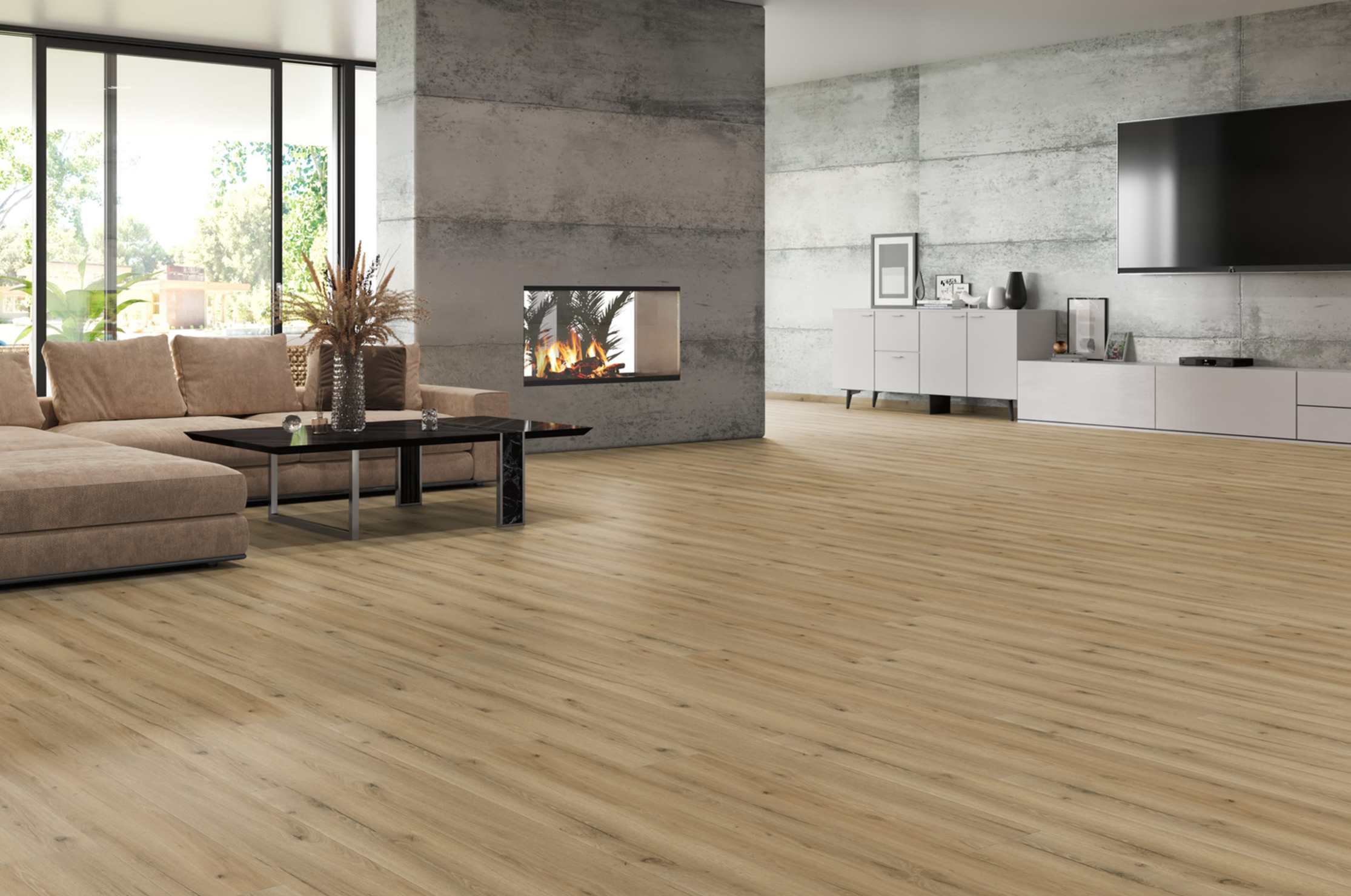 Tilo Rigid Vinyl Grando Spa Eiche Macadamia 1-Stab softsynchron gefast (4V) Twist PLUS lackiert