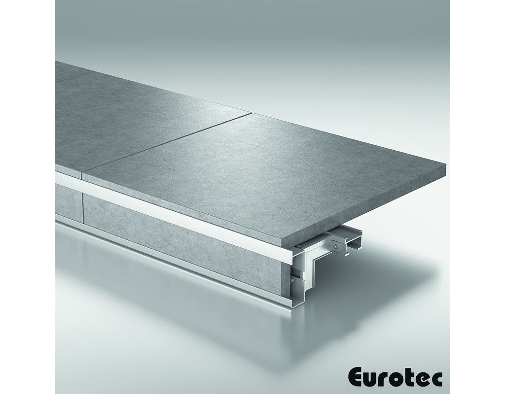 Abschlussprofil Alu-UK oben 2000x45x61,5mm