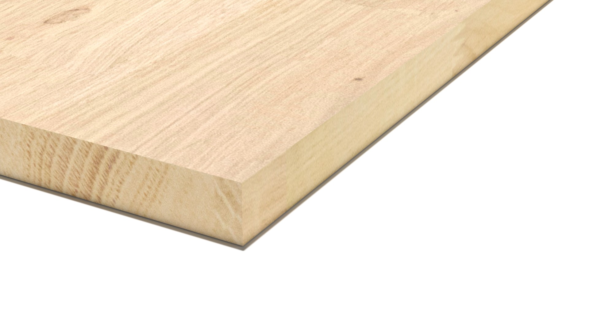 LARBON Massivholzplatte Wildeiche 40 x 5000 x 650 mm keilgezinkt