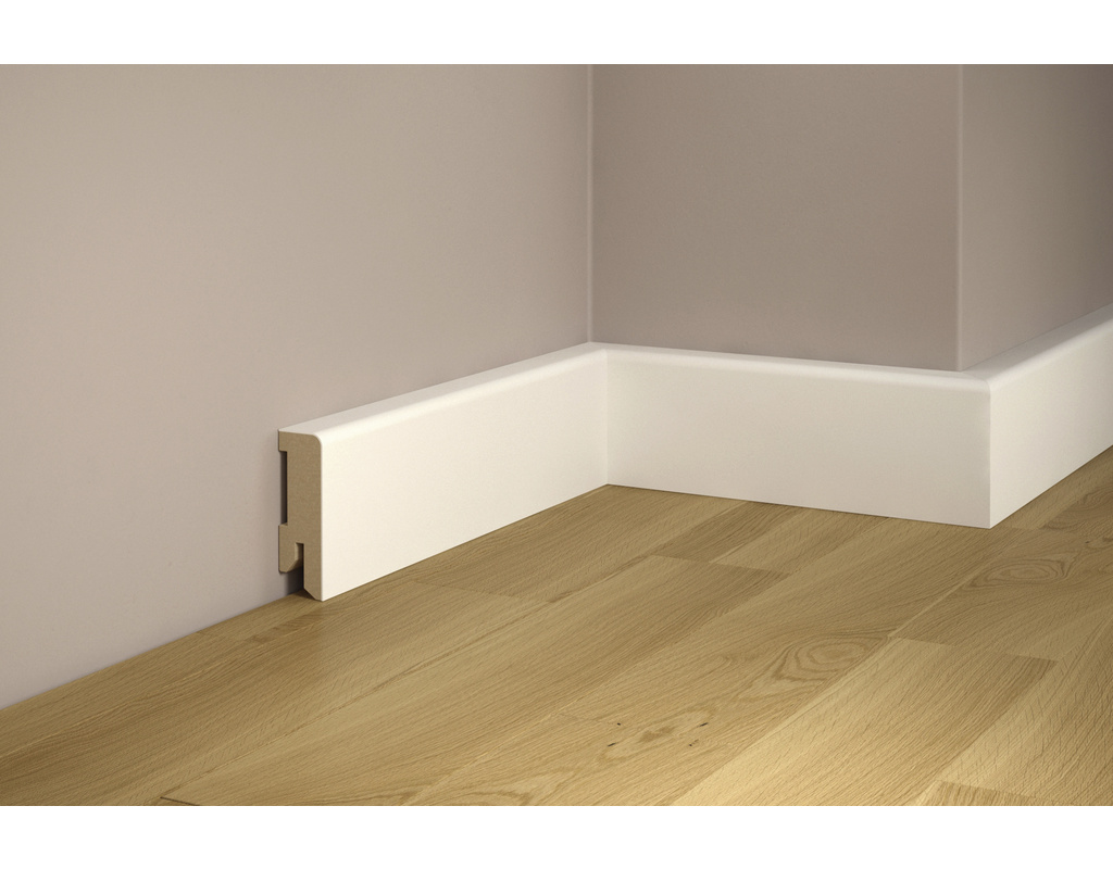 Folienleiste SL-516 MDF Weiß RAL9016 2400x50x16mm
