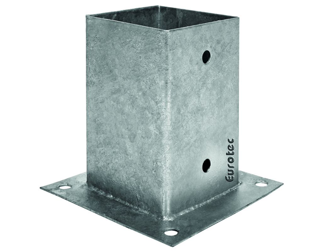 Aufschraubhülse für Vierkantpfosten 161x161x150mm