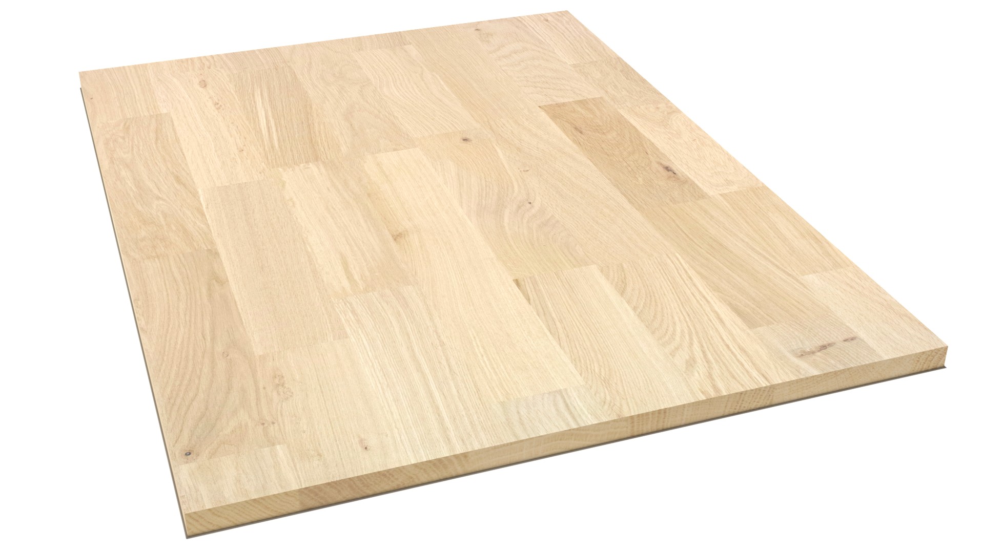 LARBON Massivholzplatte Wildeiche 40 x 5000 x 650 mm keilgezinkt