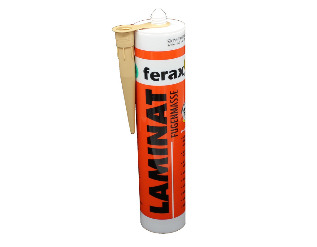 Ferax Laminat-/VinylFugenmasse Eiche hell matt Kartusche 310ml,