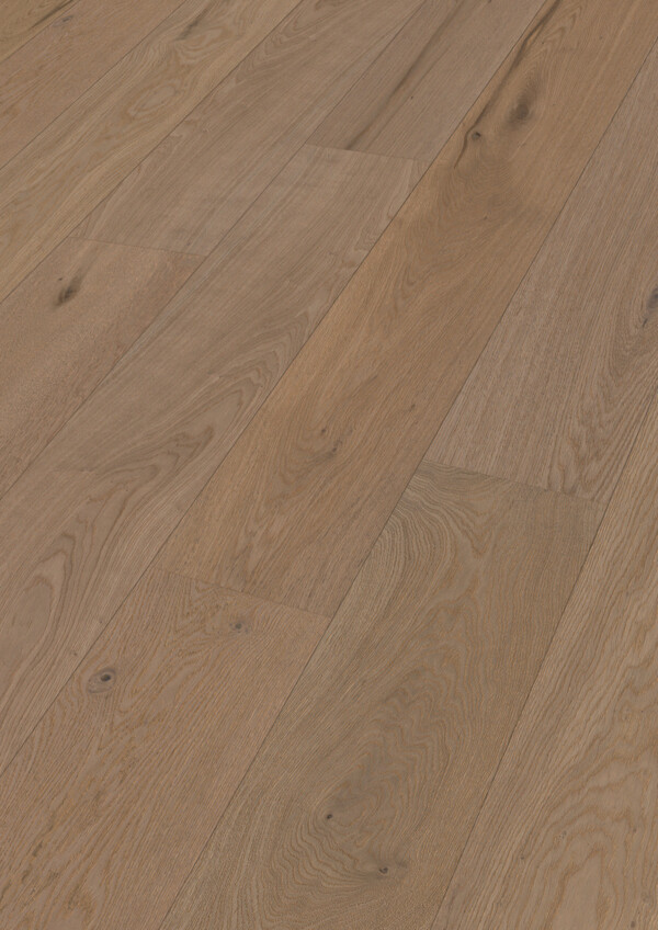 Meister Lindura - Holzboden HD 400 ultramattlackiert - 8938 - Eiche lebhaft greige, Breite 205 mm-