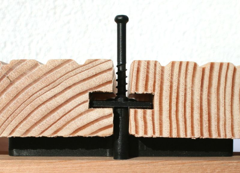 Incavo - A2, 5,6 mm, unsichtbare Befestigung für seitlich genutete Dielen