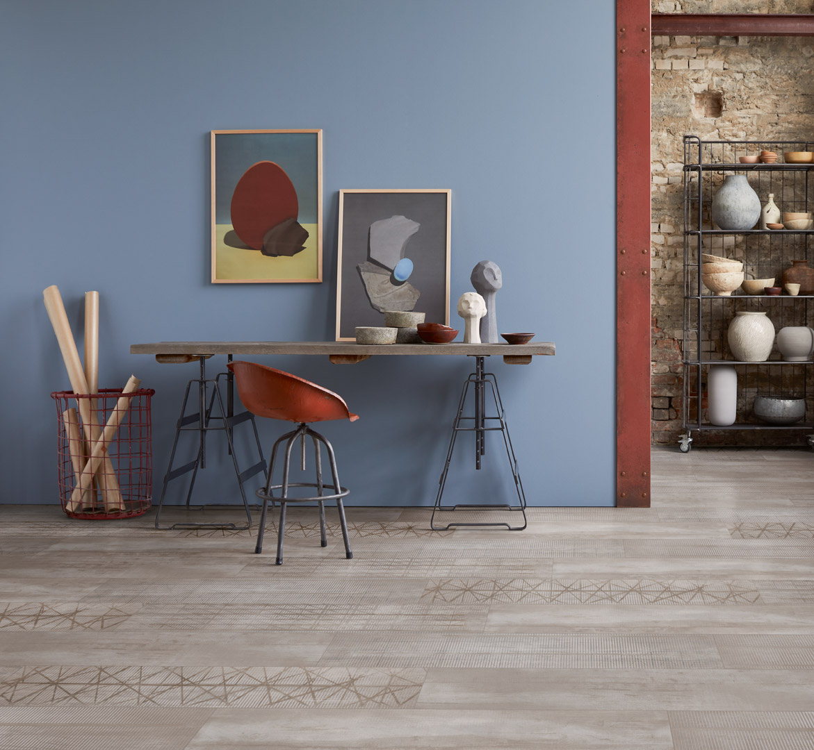 ABVERKAUF !  Modular ONE Essen Edition One Ground Individuelle Dielenoptik Porenstruktur