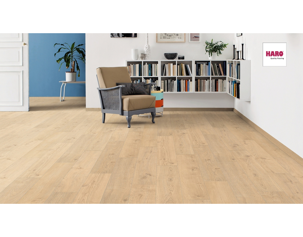 Haro Laminat TRITTY 100 TC LA 4V Eiche Portland puro auth. 1282x193x8mm