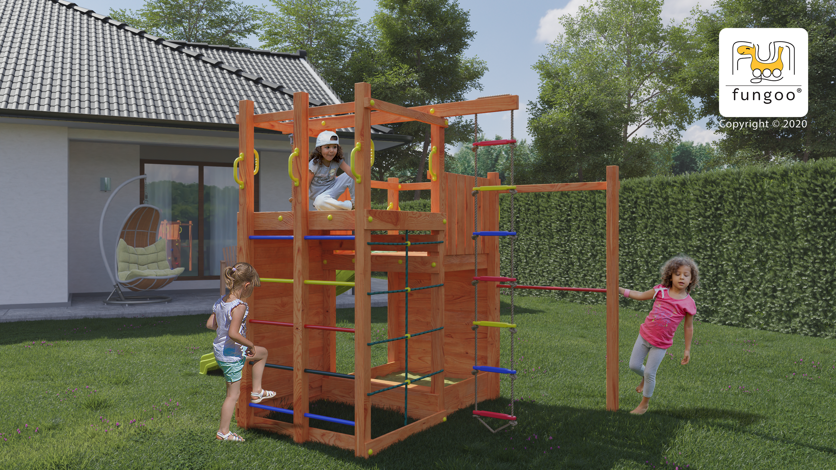 Fungoo Climbing Star 2 mit Rutsche