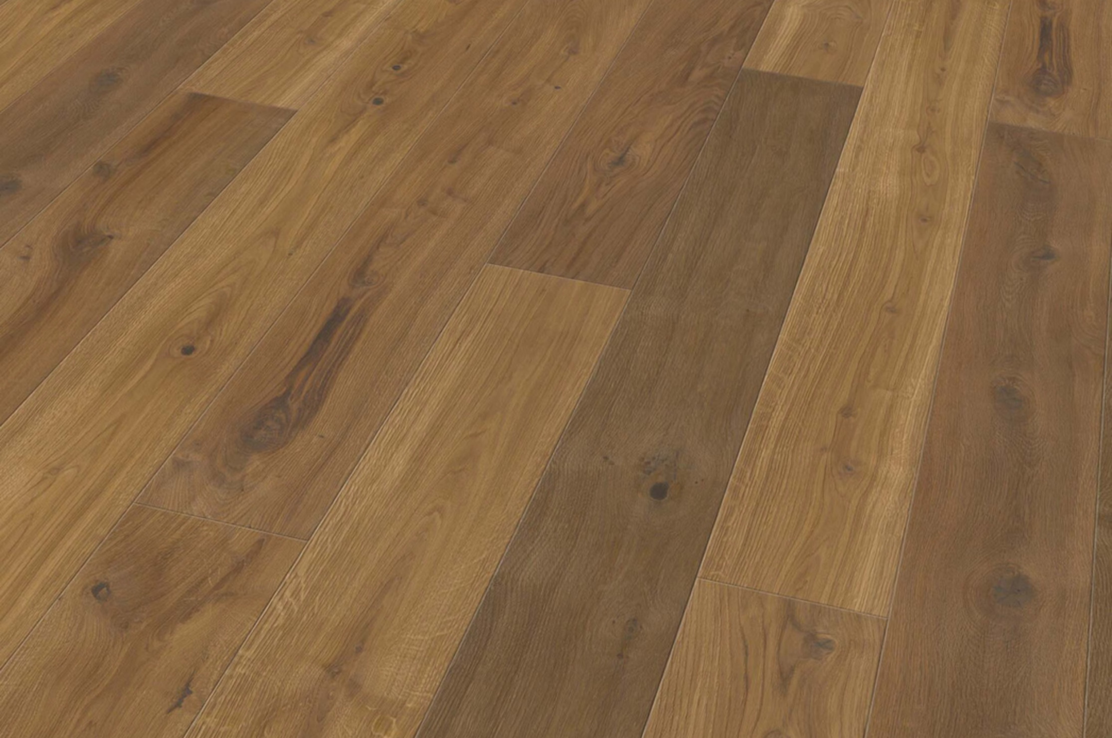 Tilo Rustico Parkett Eiche Caramel, thermobehandelt, gefast (4V), gehobelt, Intens, Natur geölt