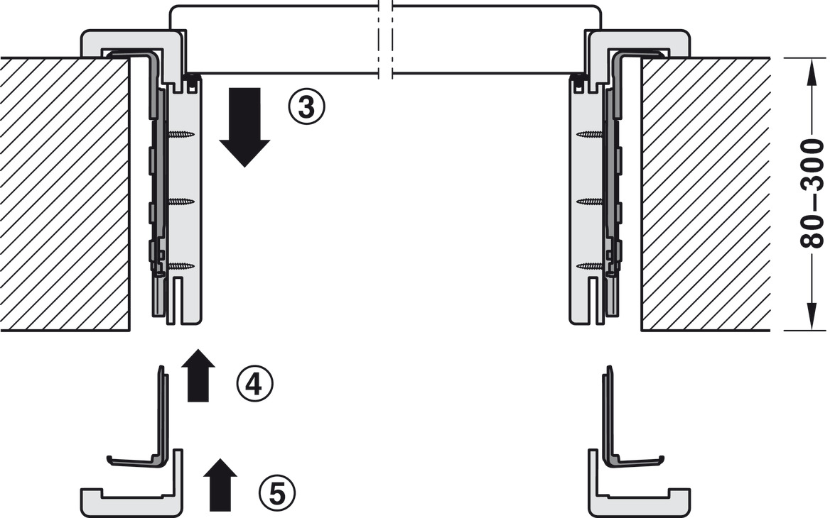 Zargenbefestiger Häfele Startec Frame Fix