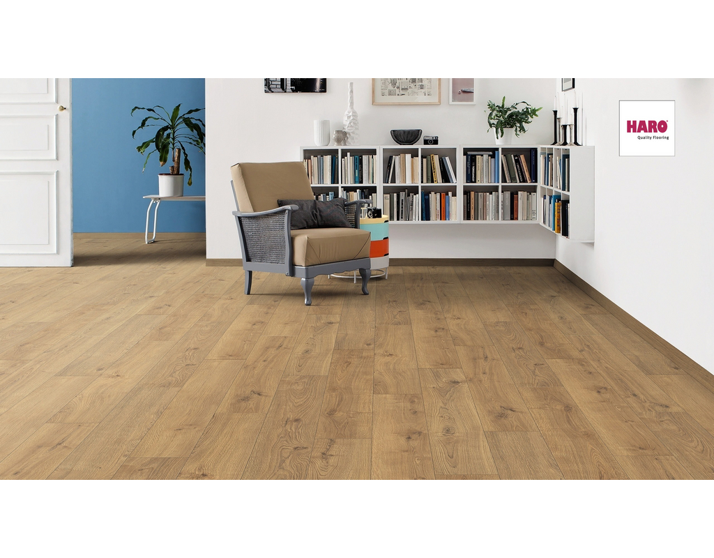Haro Laminat TRITTY 100 TC LA 4V Eiche Portland natur auth. 1282x193x8mm