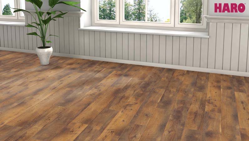 Haro Laminat TRITTY 100 TC Eiche Altholz hellbraun str.