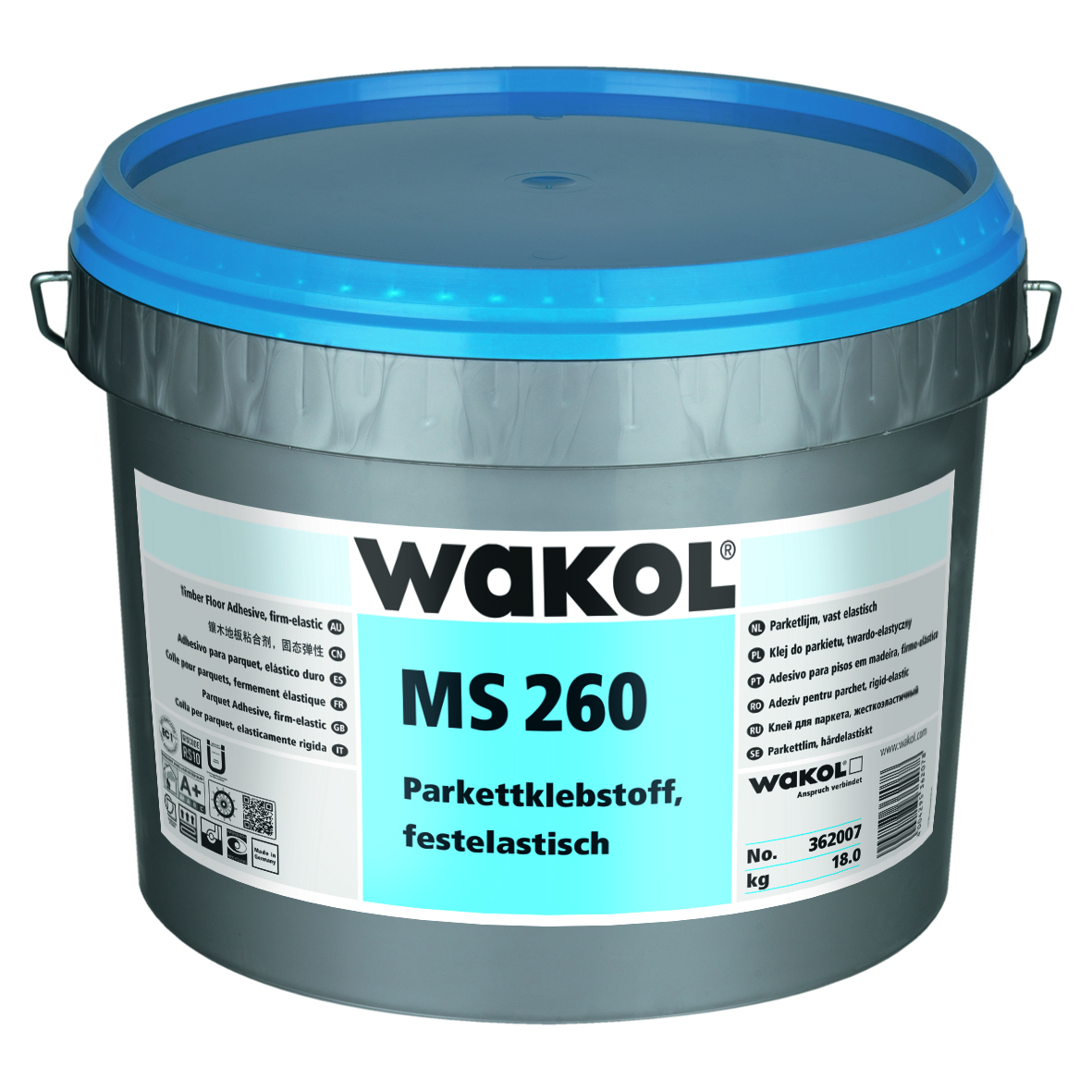 Parkettklebstoff WAKOL MS 260 festelastisch