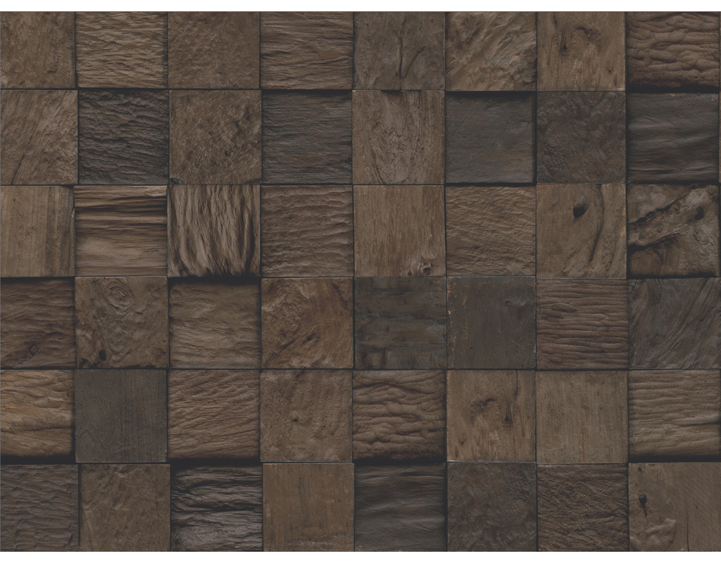 INDO Teak Classic Cube Holzwandbelag Teak ETC 92 CH Sulawesi 20x552x184mm