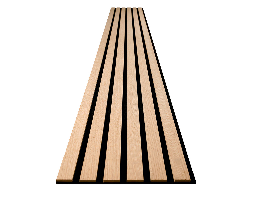 Acous Comfort - Wandakustikelement AC01S Eiche hellbraun 11x2500x300mm