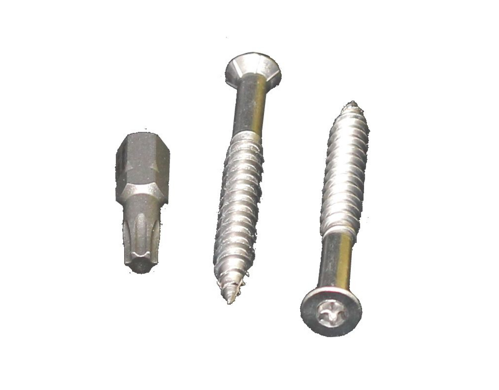 Ferax A2-Terrassenschraube, 5,5x50 - 100 er Pack 100 Stück/Packung,