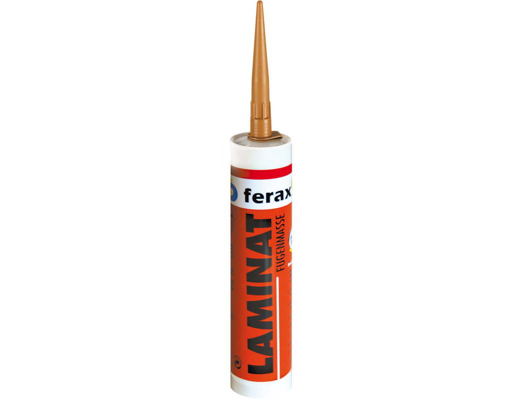 Ferax Laminat-/VinylFugenmasse Wenge, Palisander, Eiche antik matt Kartusche 310ml,