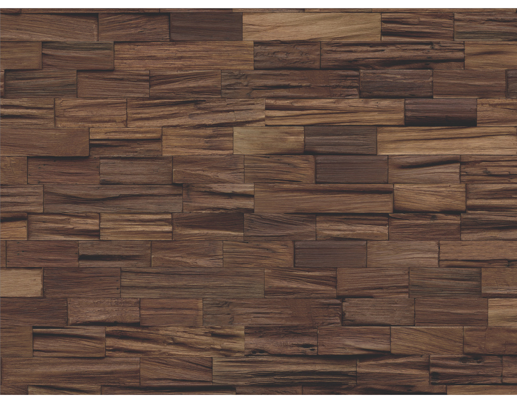 AUSLAUF!! INDO Axewood Holzwandbelag Bangkirai BCL03CO Coffee 18x500x200mm