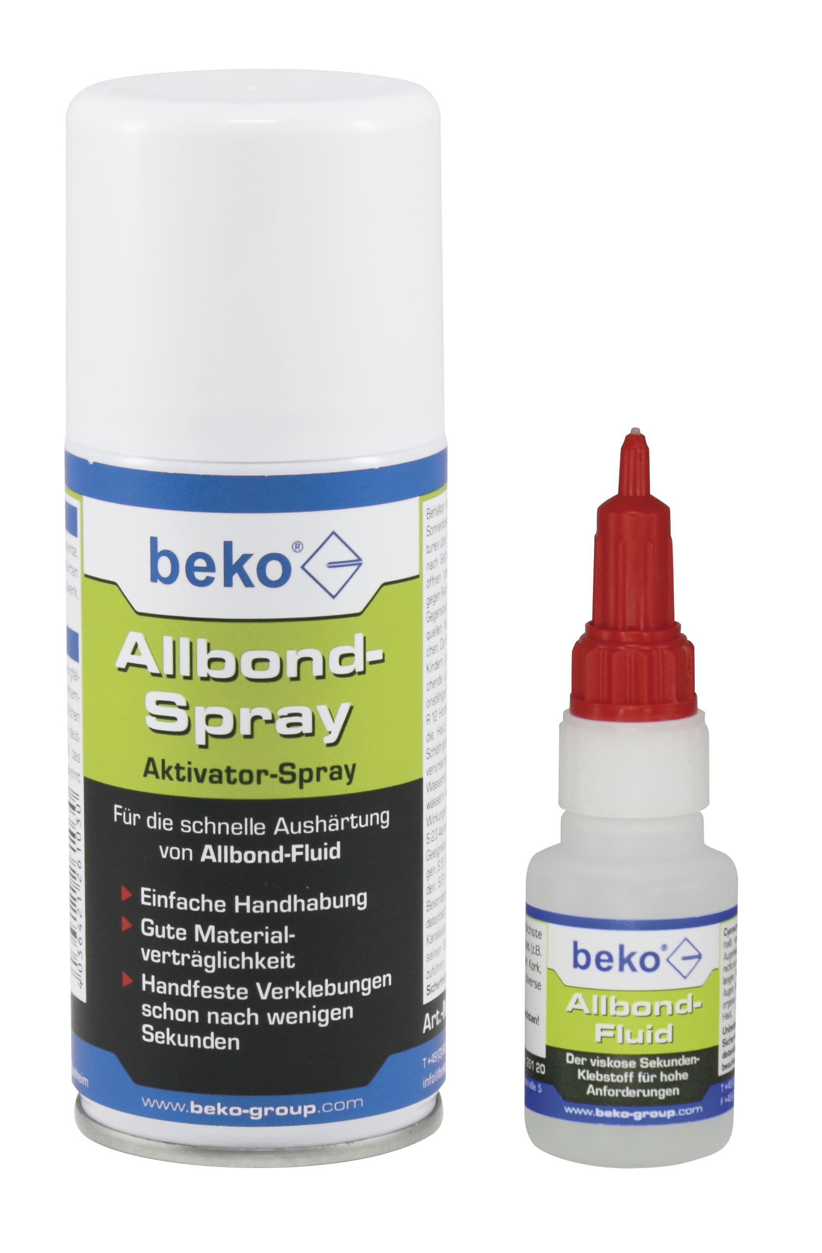 Allbond-Set: 20 g Allbond-Fluid + 150 ml Spray