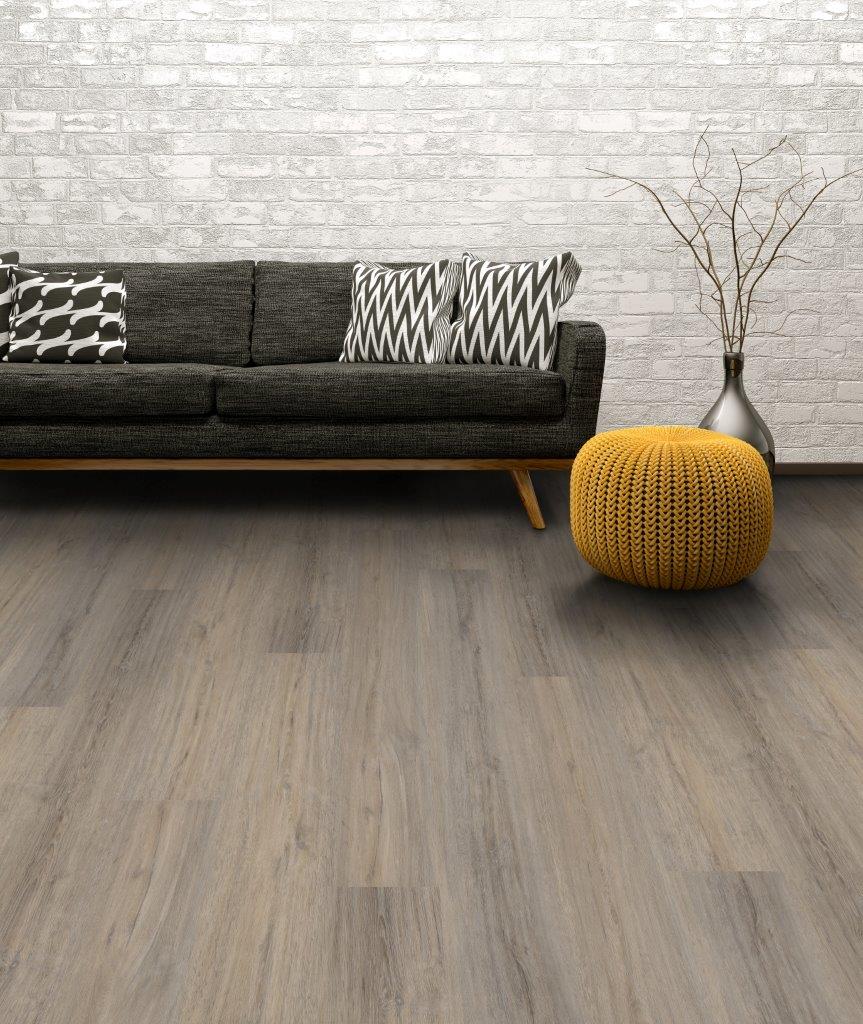 Ziro Vinyl Strong HDF - Vinyl auf HDF-Klick Eiche Teneriffa Klick-Verlegung - wohnfertig, Kl 23/33