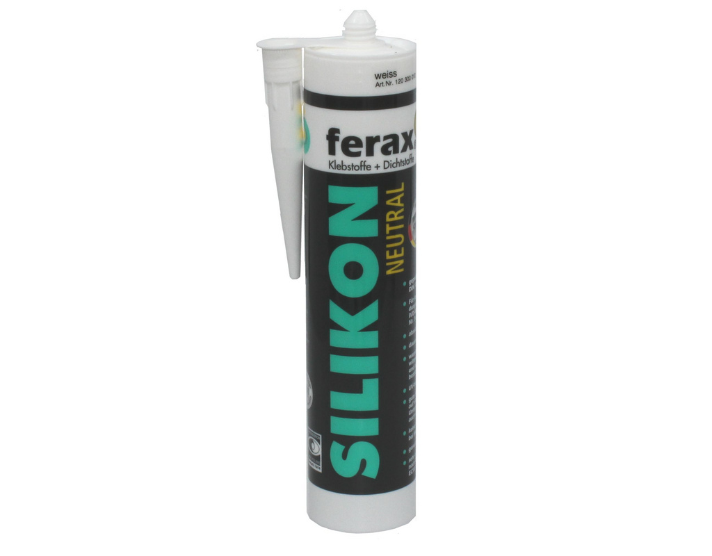 Ferax Silikon neutral, weiss Kartusche 310 ml,