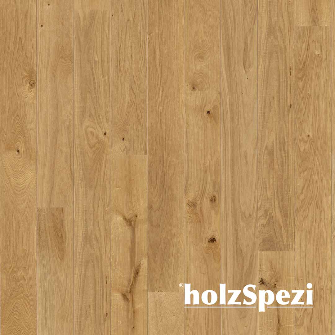 HolzSpezi Fertigparkett Landhausdiele Eiche NAAB, gebürstet, natur geölt. comfort line