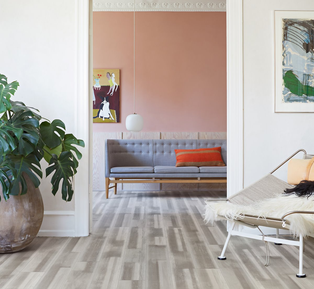 ABVERKAUF !  Modular ONE Studio Grey Holzstruktur individuelle Dielenoptik-Copy