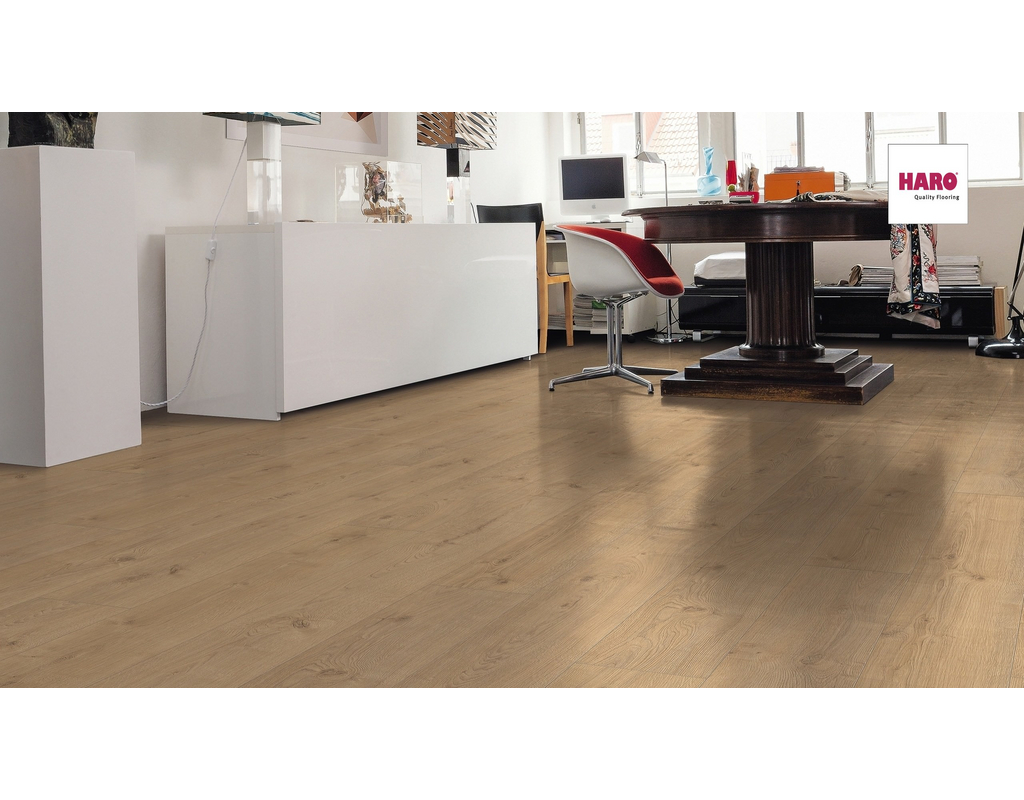 Haro Laminat TRITTY 100 TC Gran Via 4V Eiche Portland puro auth. 2200x243x8mm