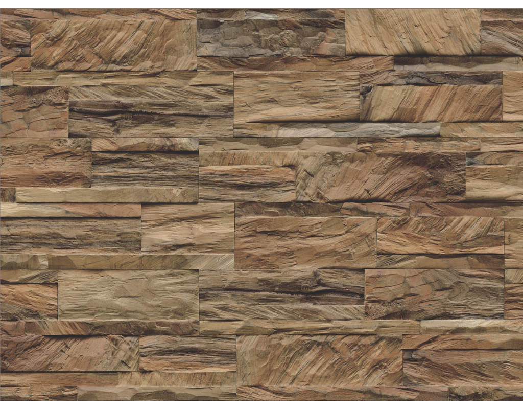 INDO Diamondwood Holzwandbelag Teak DWETC275N Natur 20x555x180mm