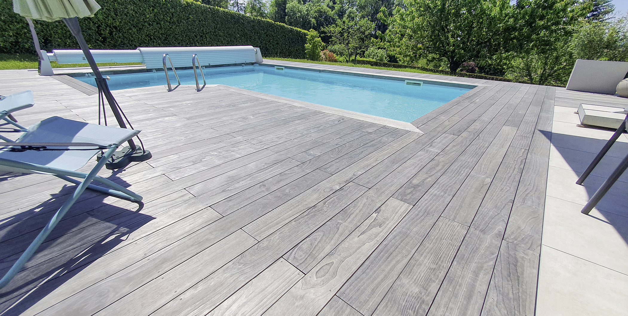 Accoya Color Grey Labella   Grey Comfort  25 x 142 mm, Kurzlängen