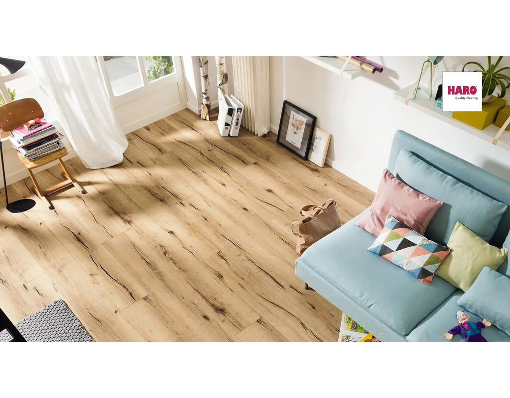 Haro Laminat TRITTY 100 TC Eiche italica creme hellbraun Authentic