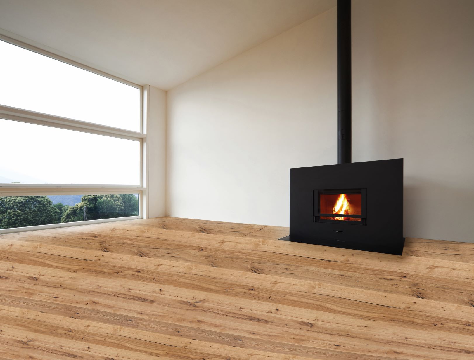 Mefo Manufaktur Landhausdiele Eiche Country Life 2G Drop Down Landhausdiele Parkett, gebürstet, natu