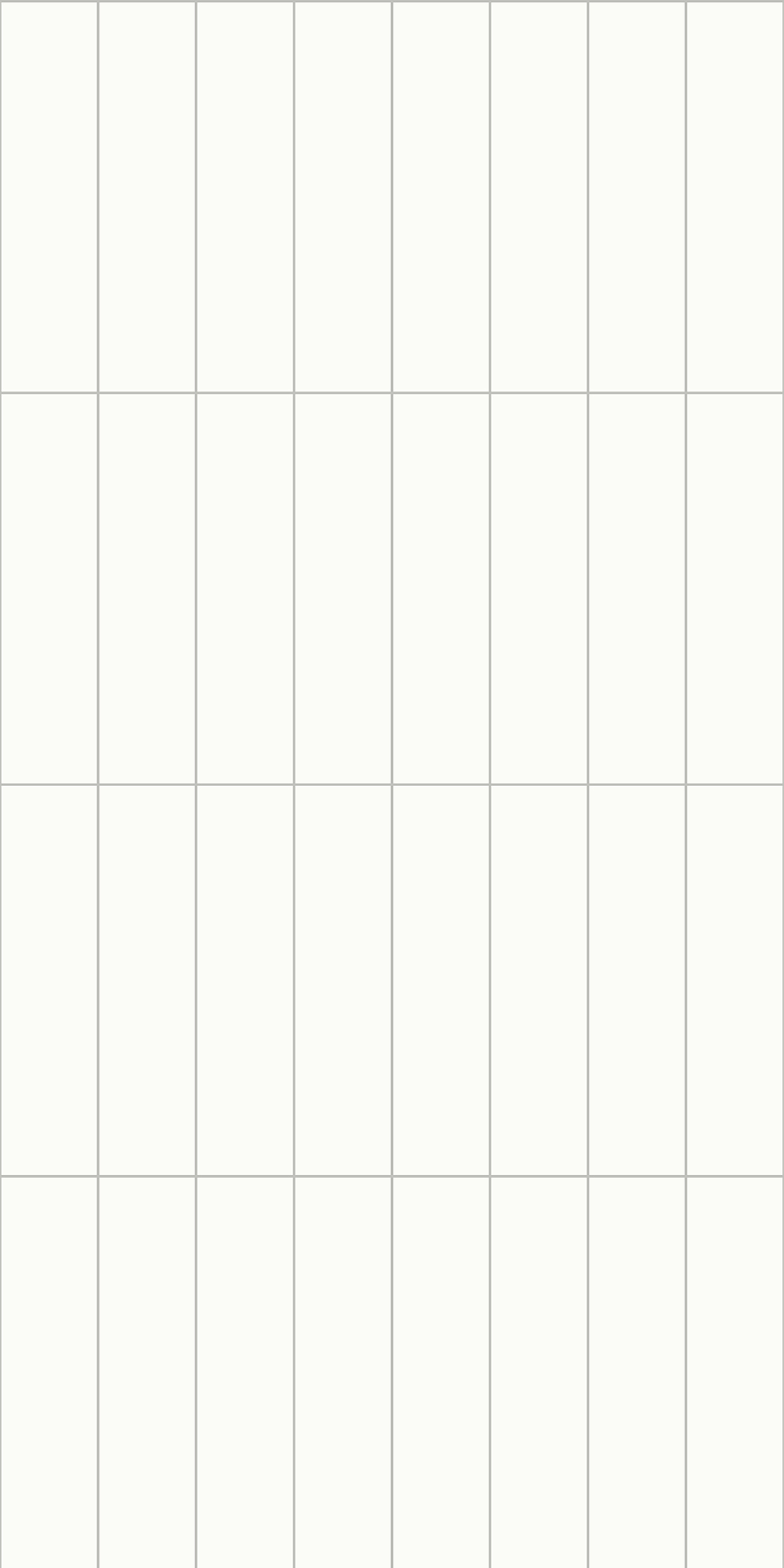 Revet Wandfliese Butcherblock White High Gloss