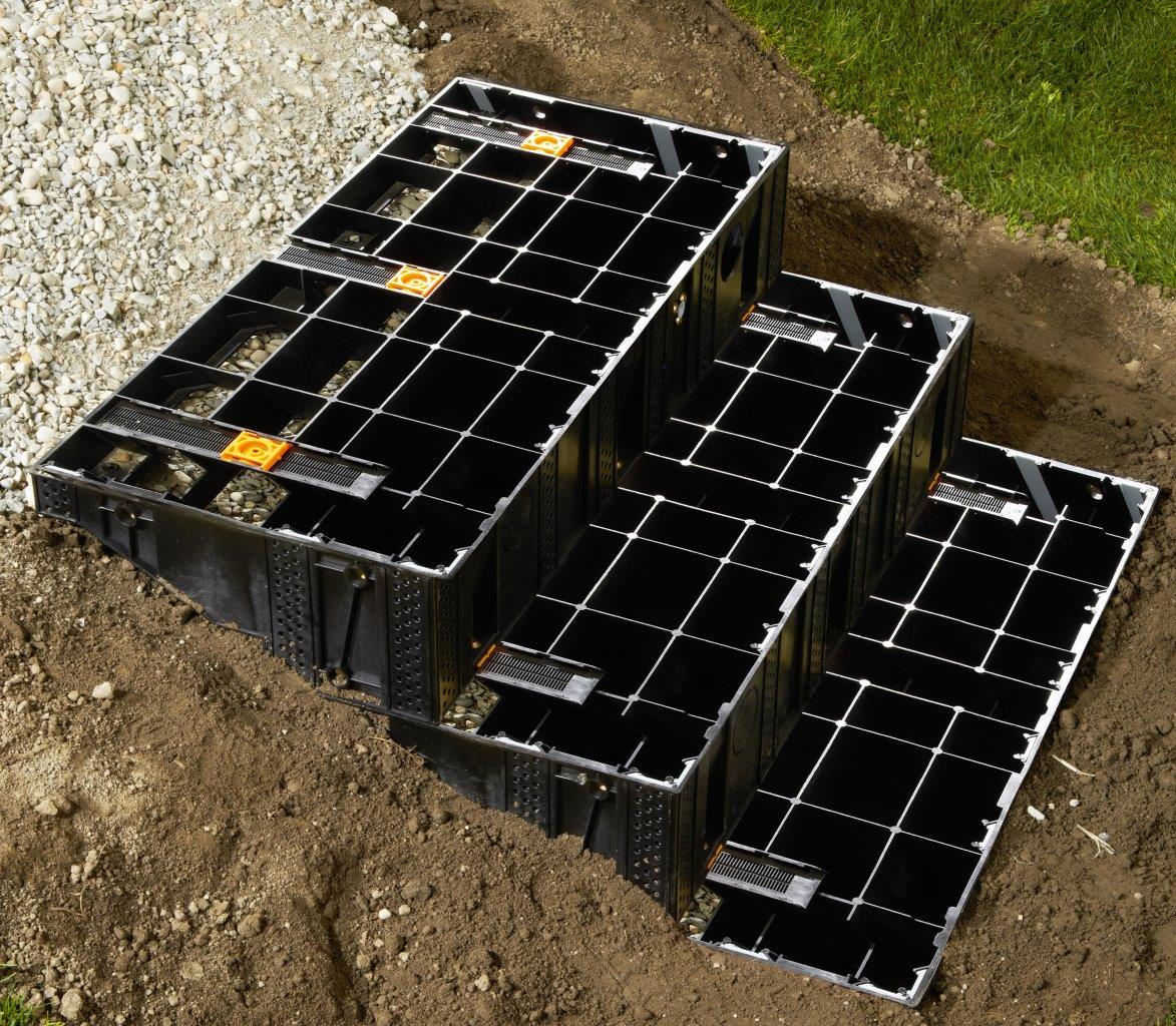 Ferax MODULESCA, outside Modulartreppe