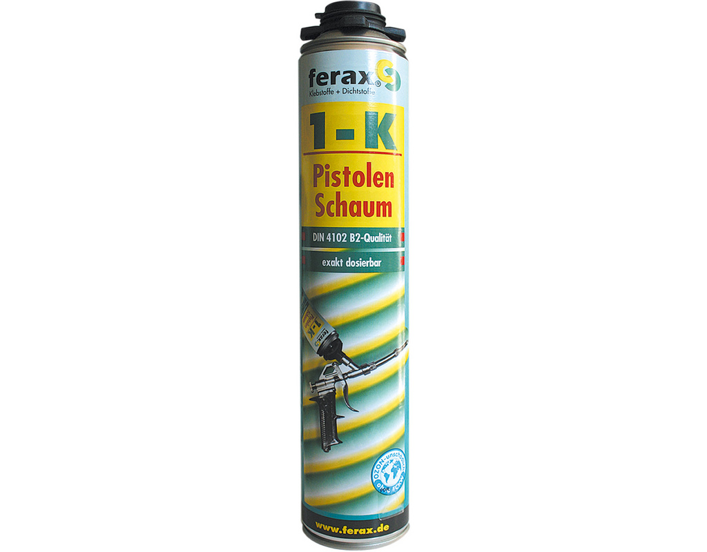 Ferax 1K-Pistolenschaum DIN 4102 B2-Qualität, NBS, 750ml