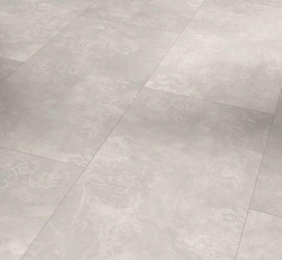 ABVERKAUF!! Parador Designboden Basic Beton Abstract weiß Großfliese Steinstruktur