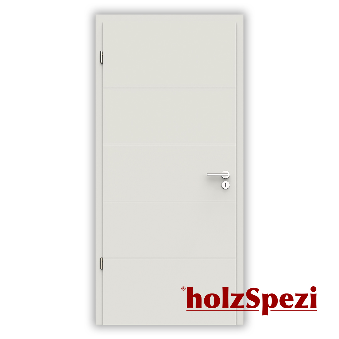 holzSpezi Komplett-Türelement STOCKHOLM Weißlack RAL 9010