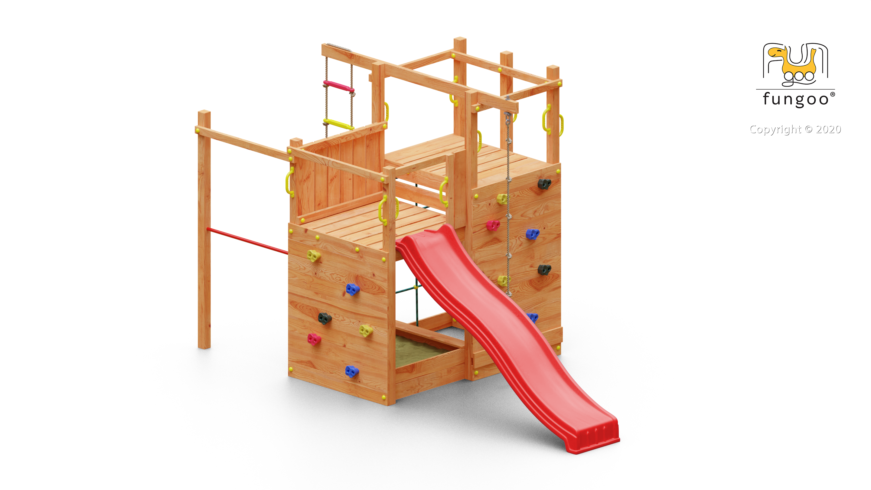 Fungoo Climbing Star 2 mit Rutsche