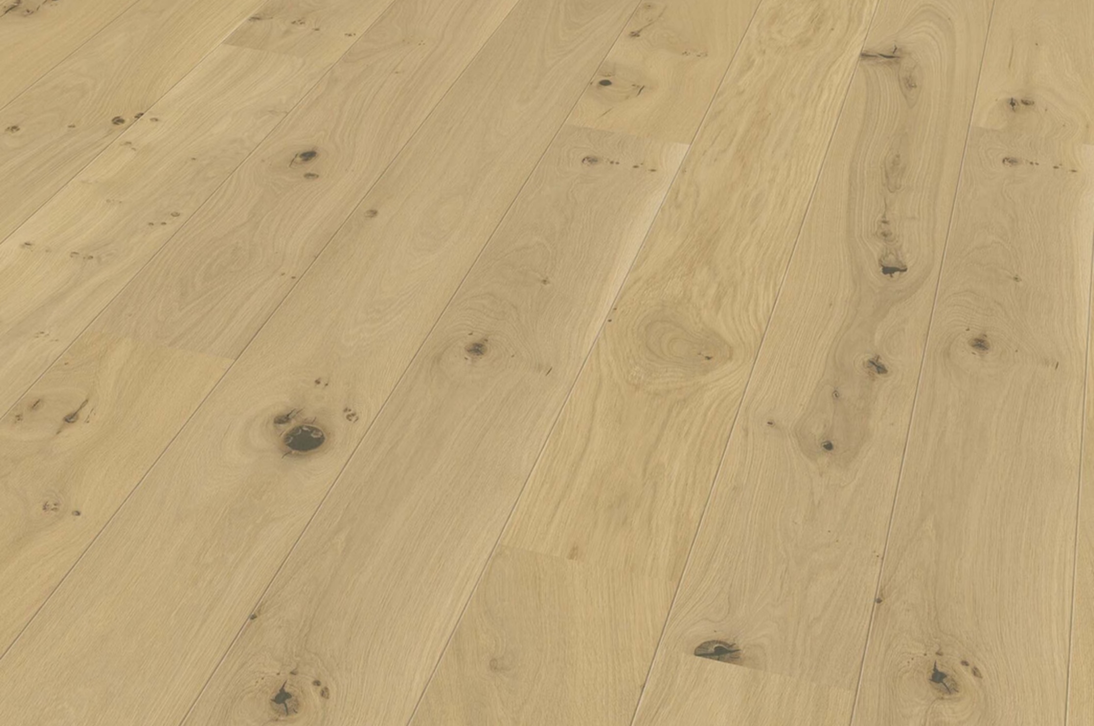 Tilo Rustico Trend Parkett Eiche natur!pur, gefast (2V), gebürstet, Intens, Natur geölt