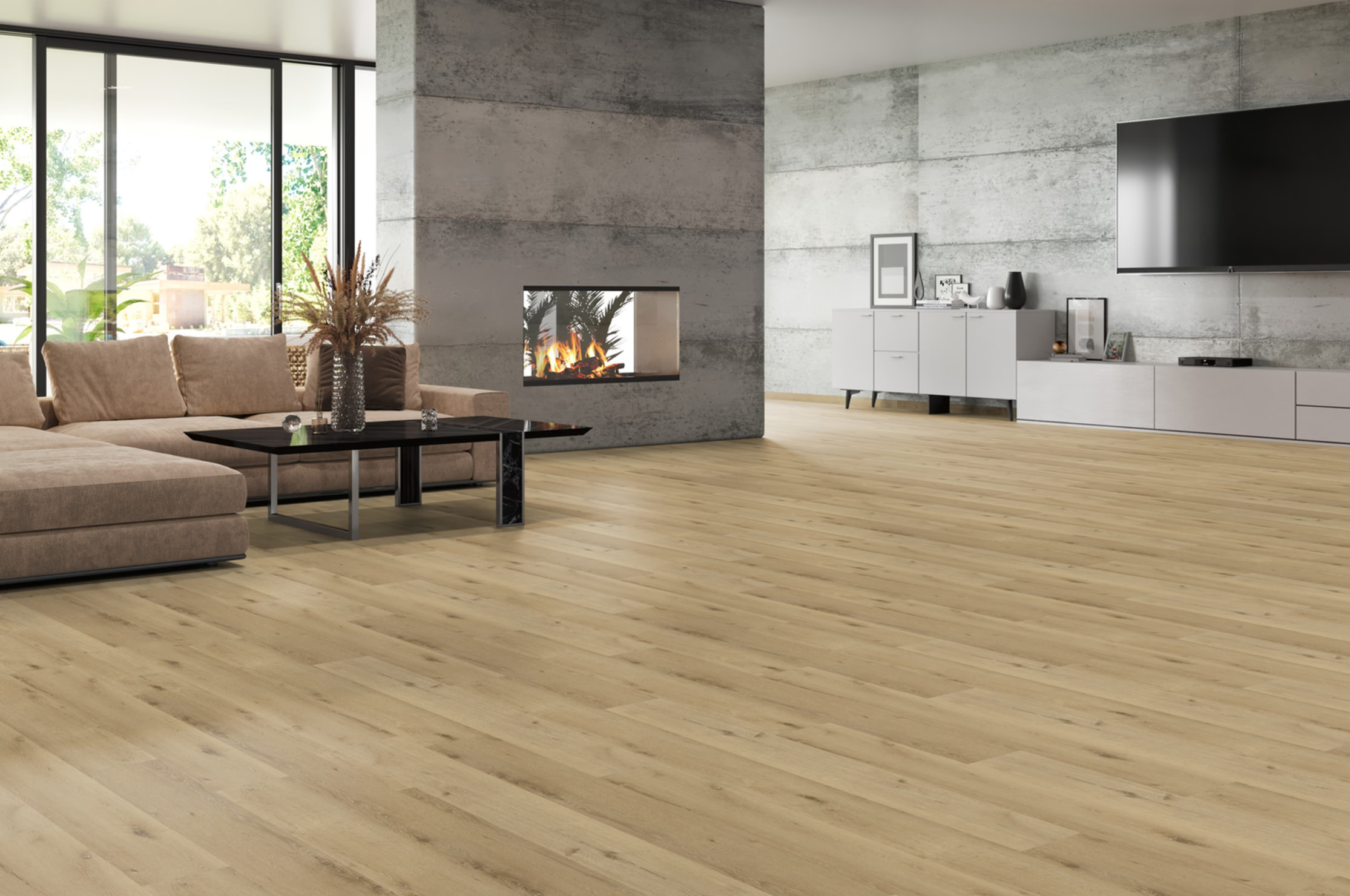 Tilo Vinyl NOVO Eiche Safari 1-Stab softsynchron ungefast Twist PLUS lackiert