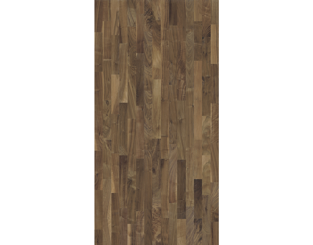Ziro HOLZLOC Holz-Fertigparkett, 3-Stab amerik. Nussbaum rustikal, geölt 2200x192x14mm