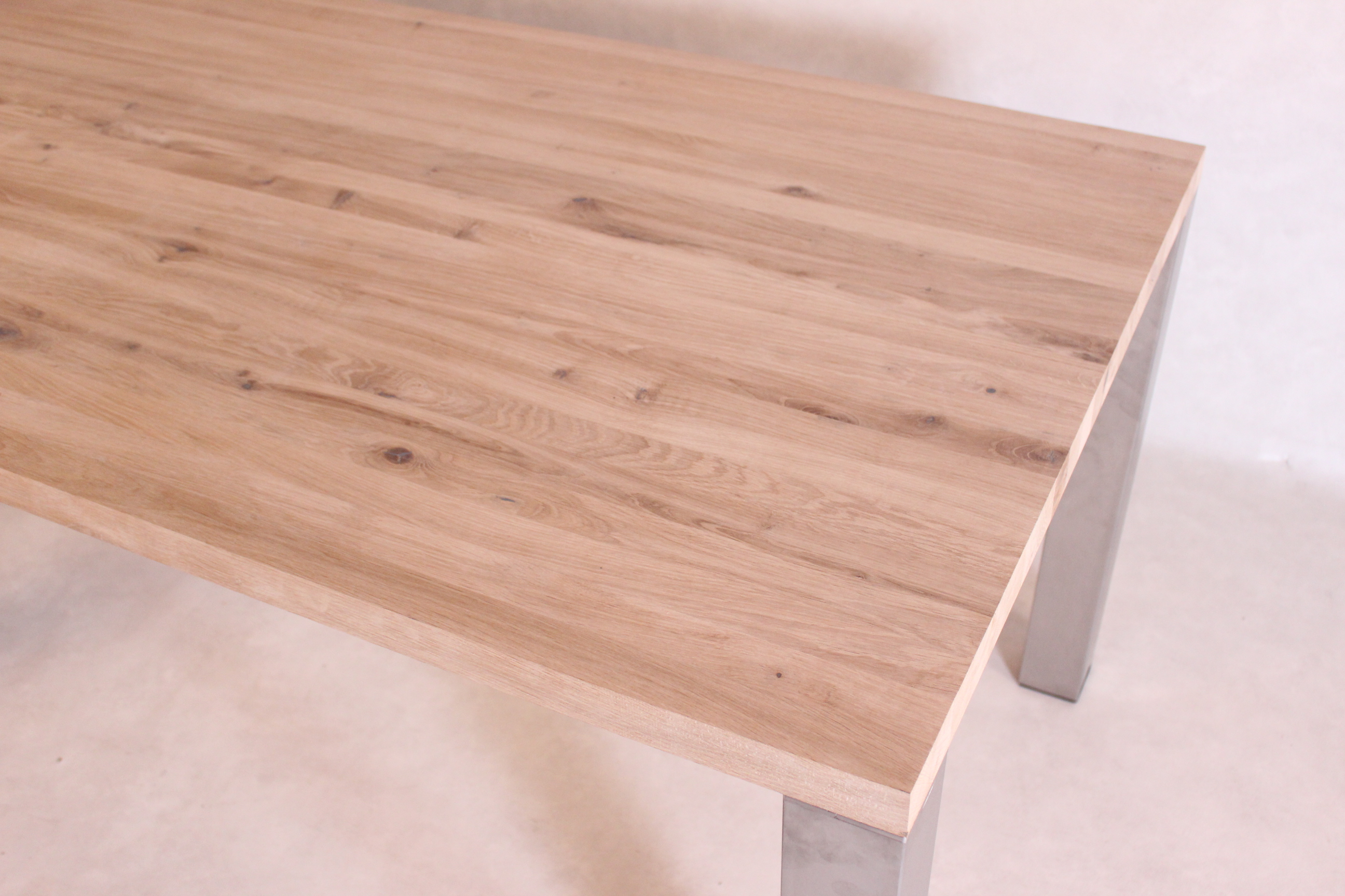 LARBON Treppenstufenplatte Asteiche 45x1000x650 mm Massivholzplatte durchgehende Lamelle